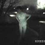 夜の街で美女たちが放尿三昧！赤外線暗視カメラで捉えた15連発の野外聖水
