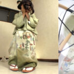 和服で瞬間おもらし！美しい着物が濡れゆくシチュエーション